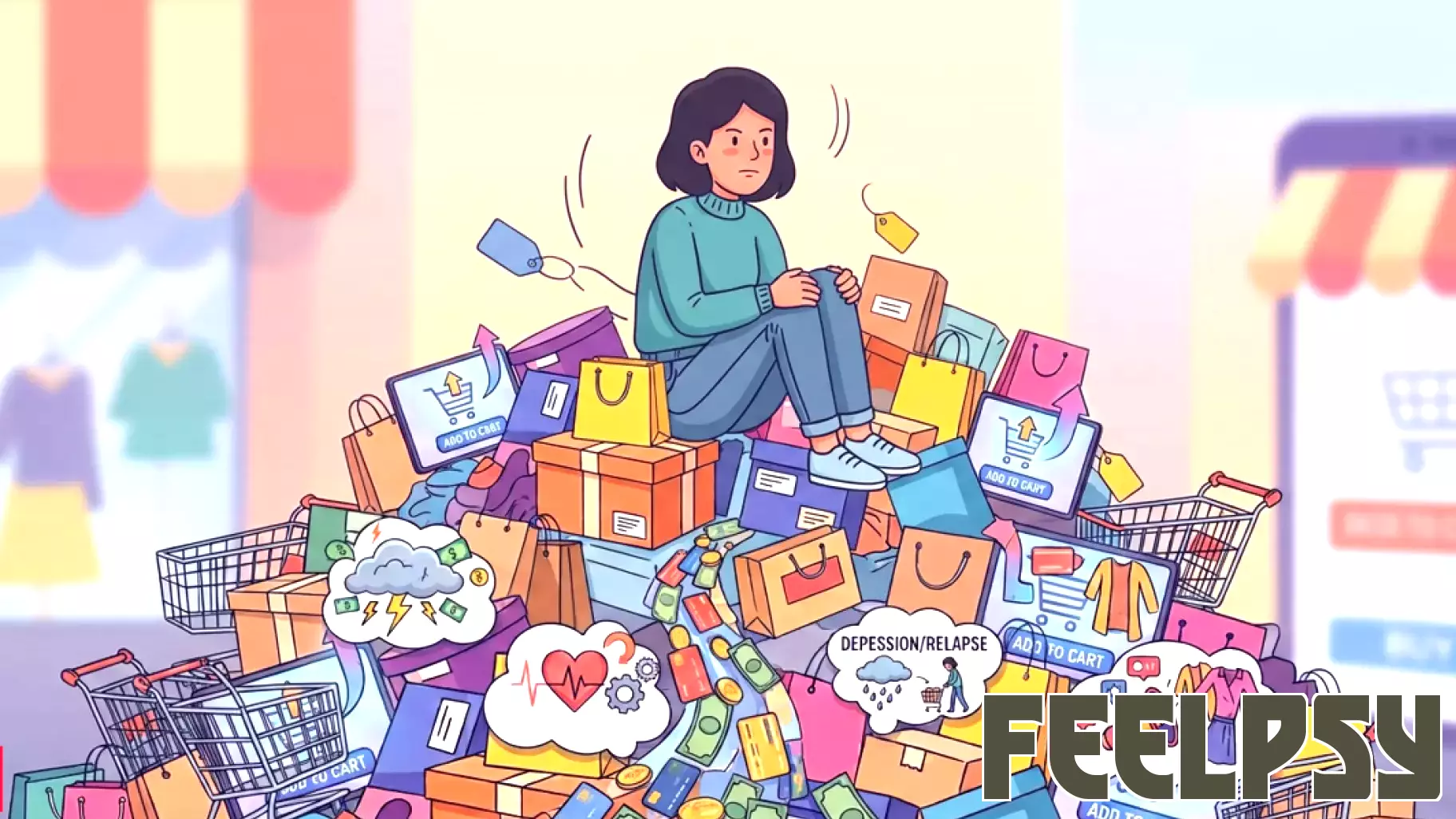 Psychology behind retail therapy: Study reveals why some people can't stop buying and how shopping turns a