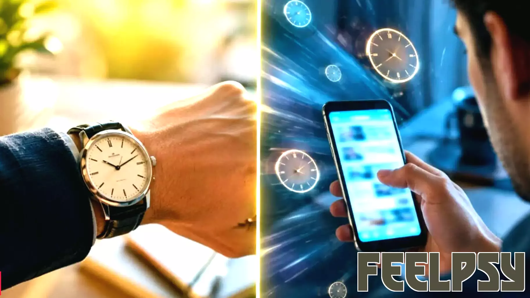 Psychology says people who check the time on their phone instead of wearing a watch may experience time cu