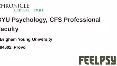 BYU Department of Psychology Seeks Faculty for Fall 2026