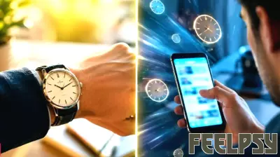 Psychology says people who check the time on their phone instead of wearing a watch may experience time cu
