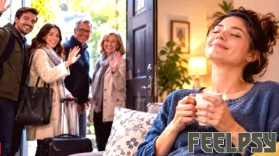 Psychology says people who feel relieved when houseguests leave may be protecting their mental space